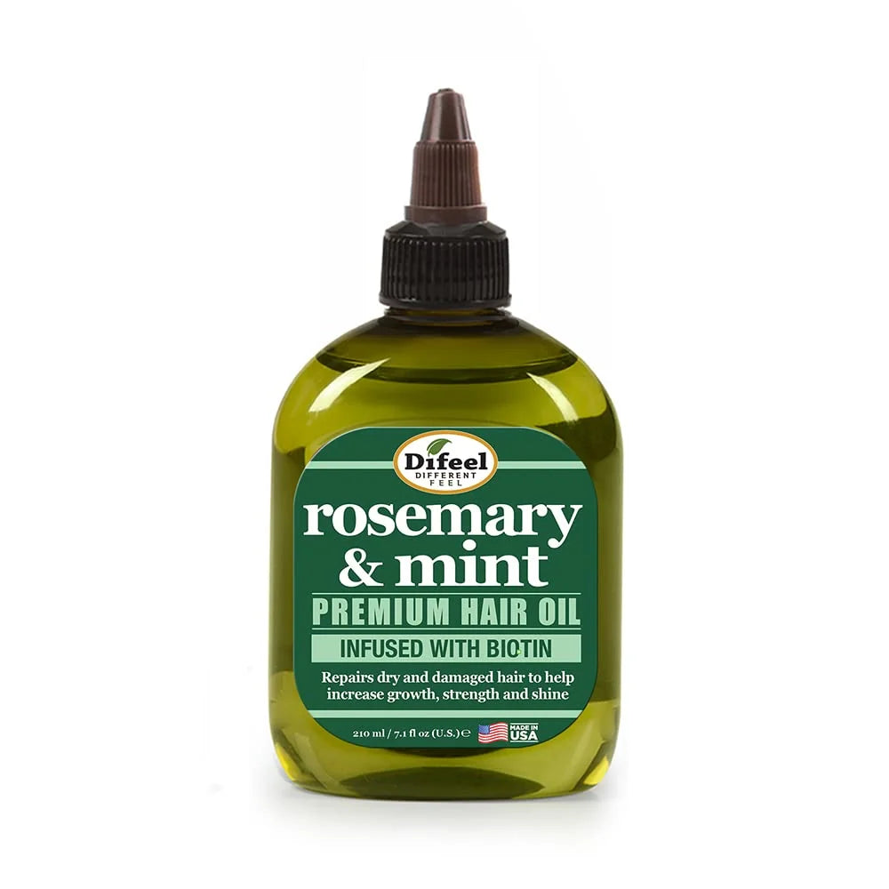 ACEITE CAPILAR DE ROMERO Y MENTA PREMIUM DIFEEL (210 ML)