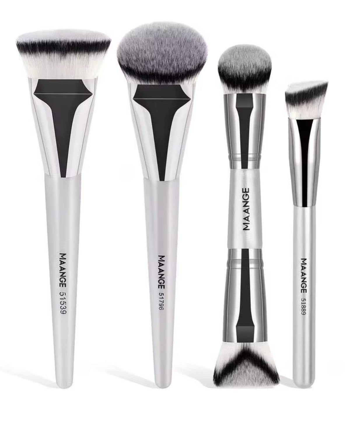 MAANGE MAKEUP BRUSH SET – CHIC PROFESSIONAL DESIGN 4 PCS