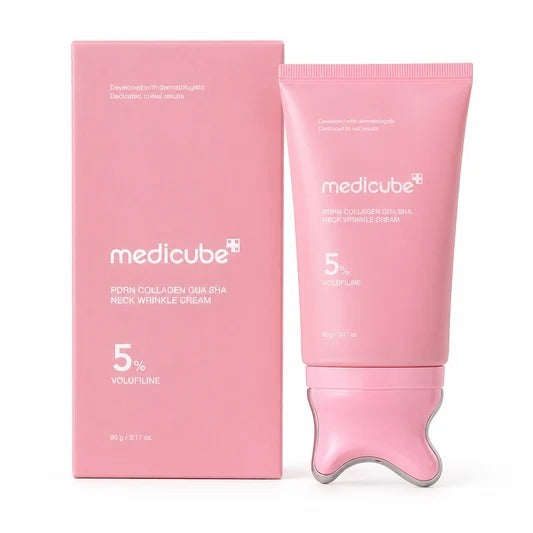 MEDICUBE PDRN COLLAGEN GUA SHA NECK WRINKLE CREAM - 5% VOLUFILINE