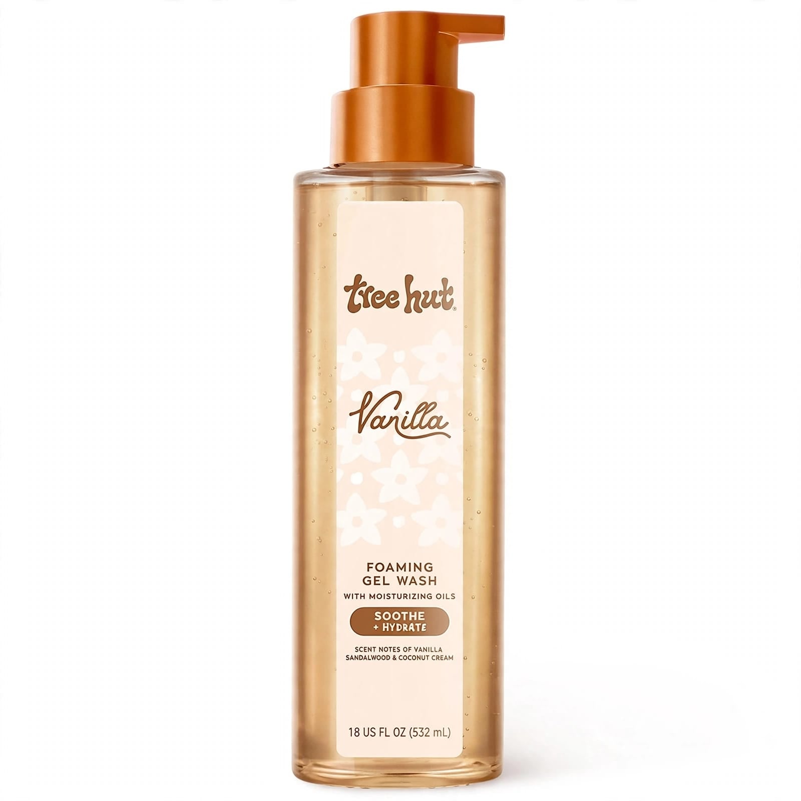 TREE HUT VANILLA FOAMING GEL WASH – 532 ML