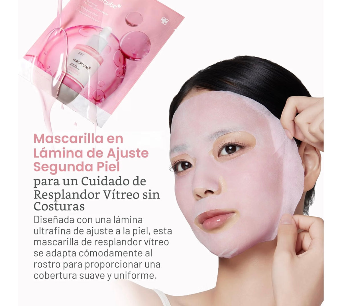 MEDICUBE PDRN PINK PEPTIDE SERUM MASK