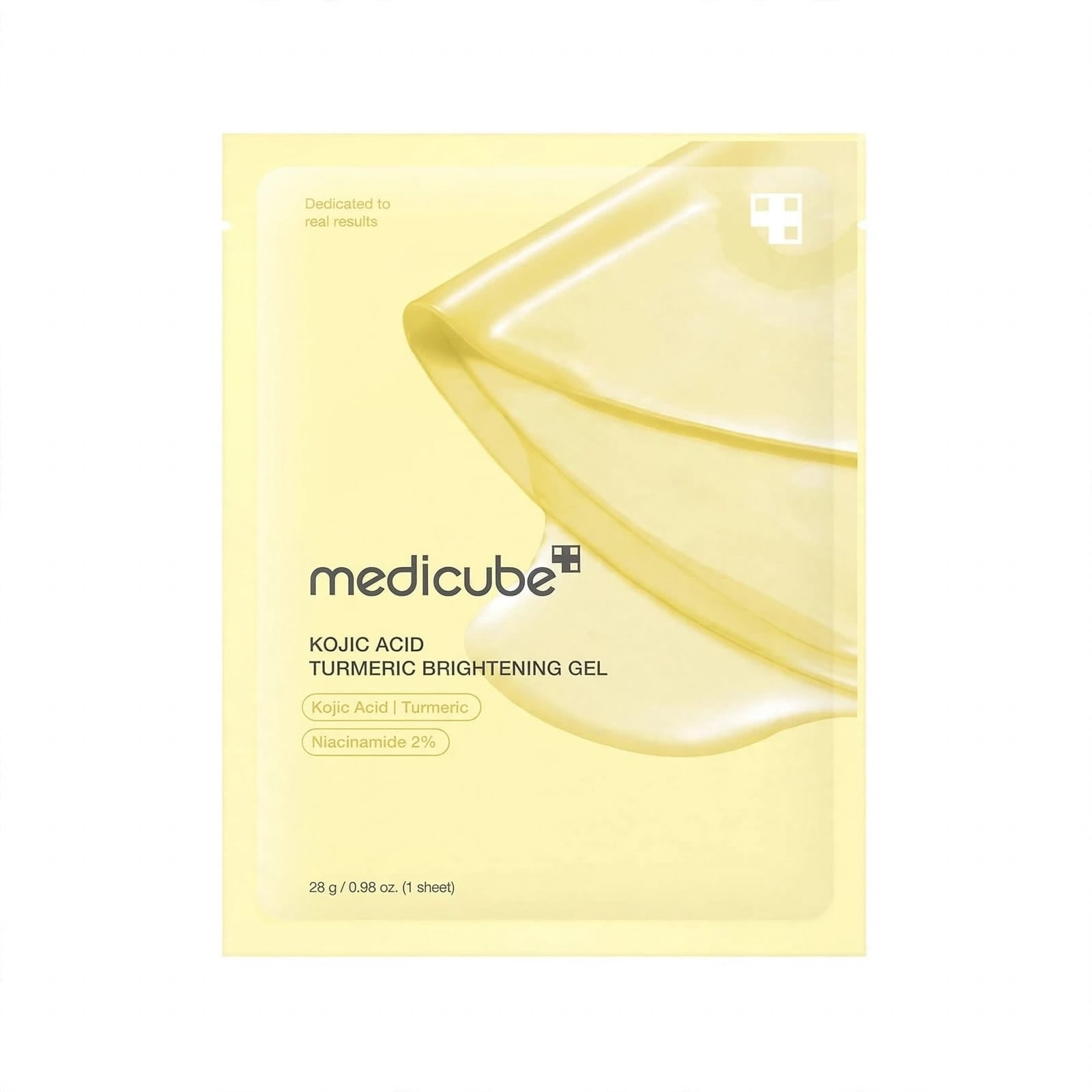MEDICUBE KOJIC ACID TURMERIC GOLD JELLY GEL MASK
