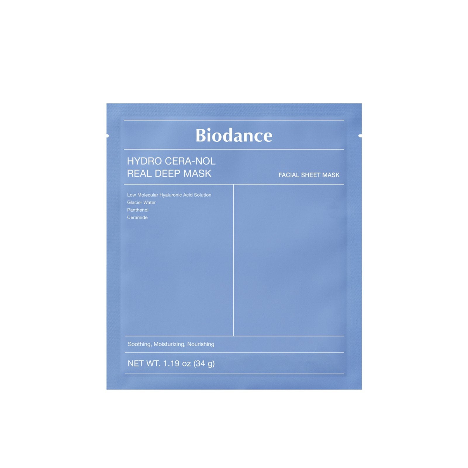 BIODANCE HYDRO CERA-NOL REAL DEEP MASK - MASCARILLA